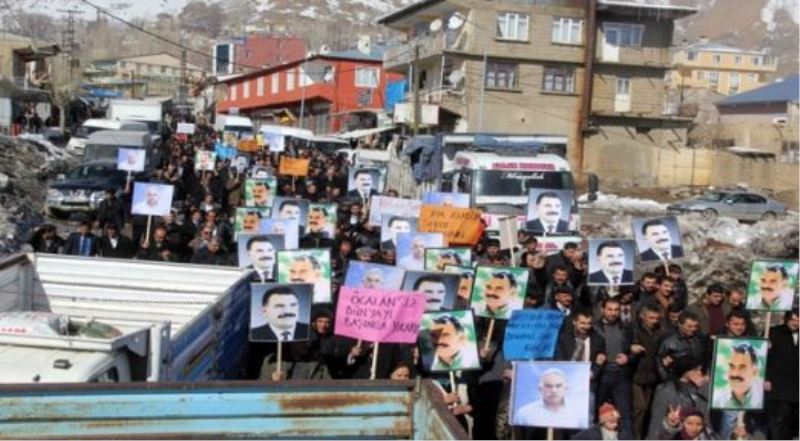 BAŞKALE’DE 15 ŞUBAT PROTESTOSU 