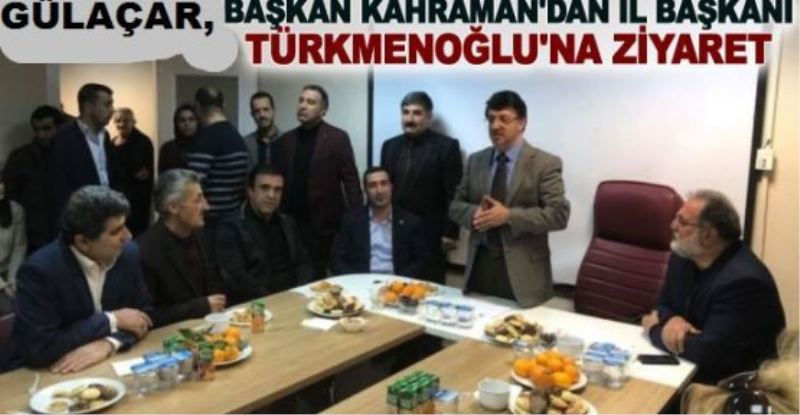  BAŞKAN TÜRKMENOĞLU’NA ZİYARETLER ARTARAK DEVAM EDİYOR…