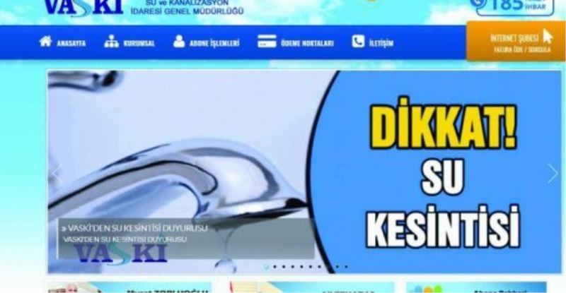 Bazı mahallelerde sular kesilecek