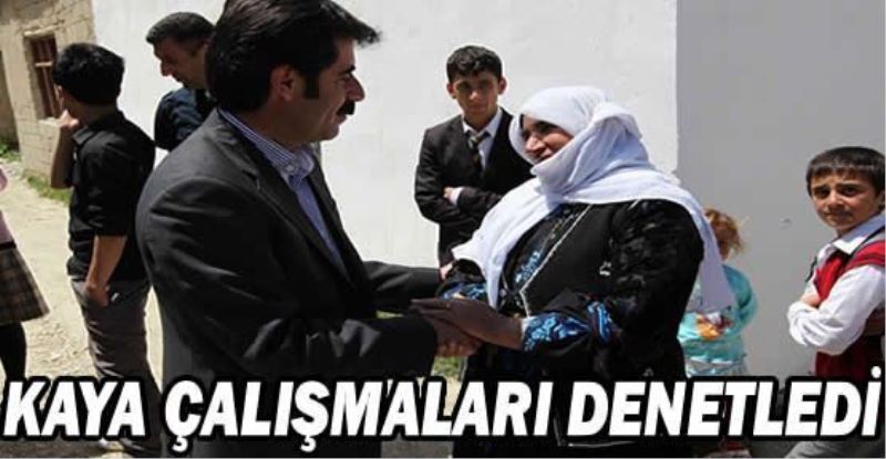 Bekir Kaya çalışmaları yerinde denetledi
