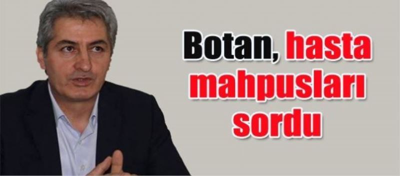 Botan, hasta mahpusları sordu