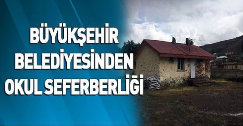 BÜYÜKŞEHİR BELEDİYESİNDEN OKUL SEFERBERLİĞİ