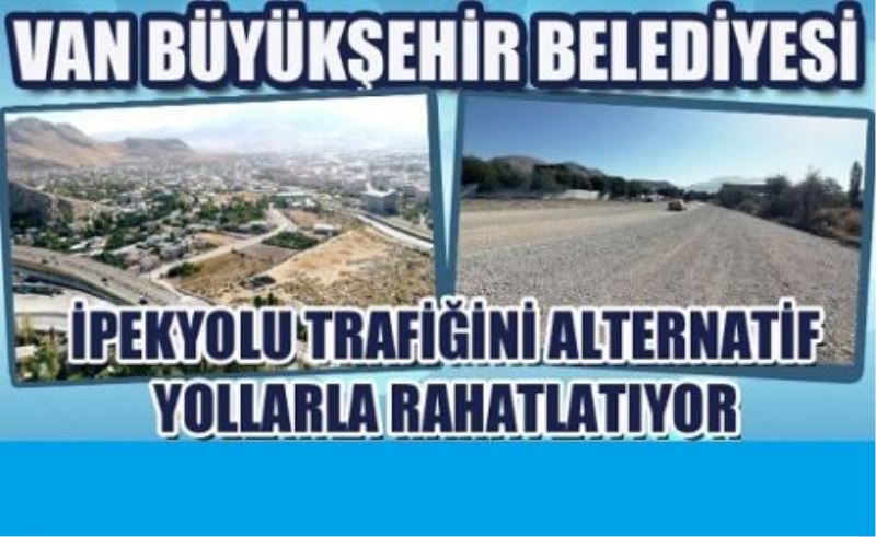 Büyükşehir’den trafiği rahatlatacak yeni bir yol…