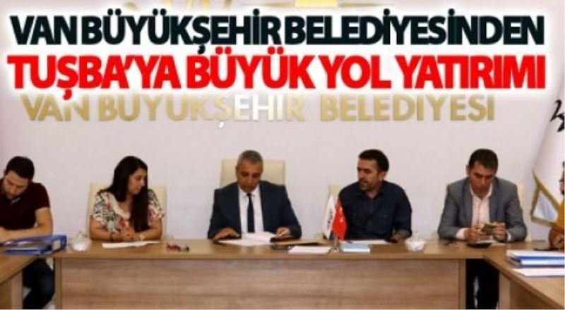 Büyükşehir’in yol yapım çalışmaları sürüyor