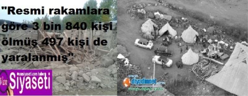 Çaldıran depremini kimse hatırlamadı!