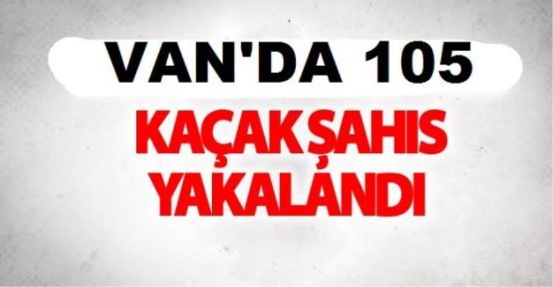 Çaldıran, İpekyolu ve Saray’da kaçak şahıslar yakalandı