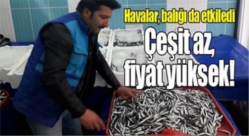 Çeşit az, fiyat yüksek!