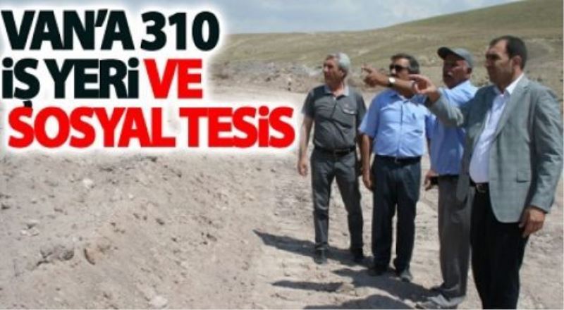 Çevre yoluna 310 iş yeri ve sosyal tesis