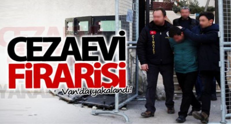 Cezaevi firarisi Van