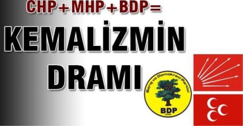 CHP+MHP+BDP = Kemalizmin dramı