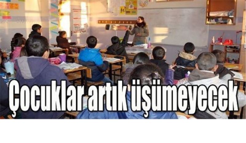 Çocuklar artık üşümeyecek