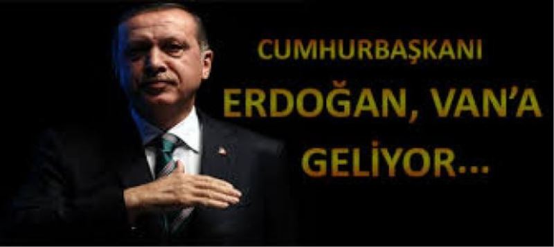 Cumhurbaşkanı Erdoğan Van