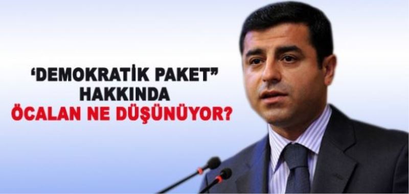 Demirtaş: Süreç üç öneriye bağlı