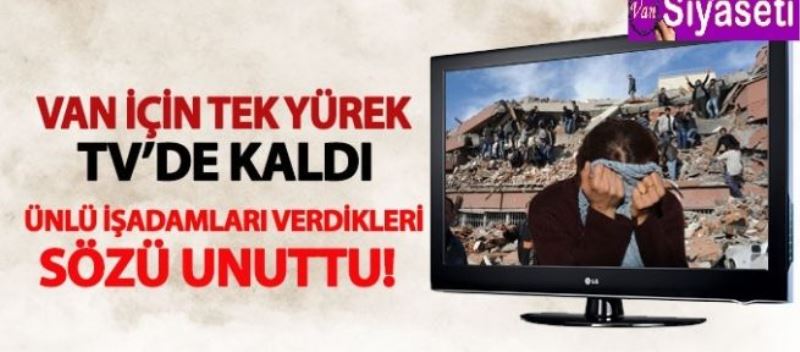 Depremzedeler TV’de vaat edilen 100 milyon liralık yardımı bekliyor 