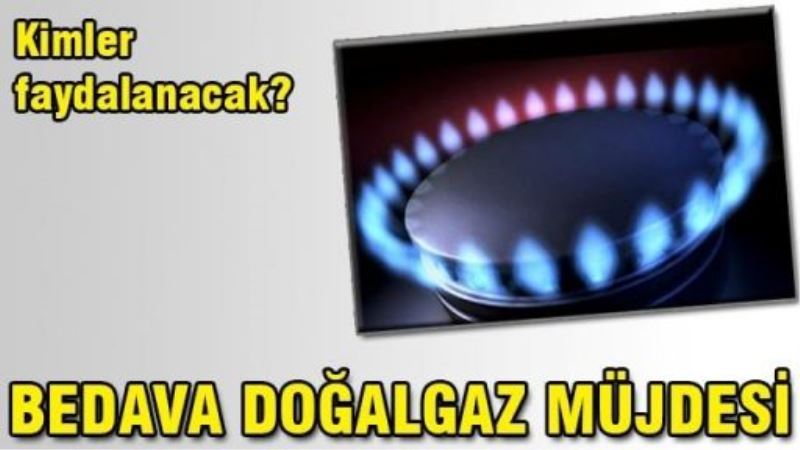 Devletten bedava doğalgaz!