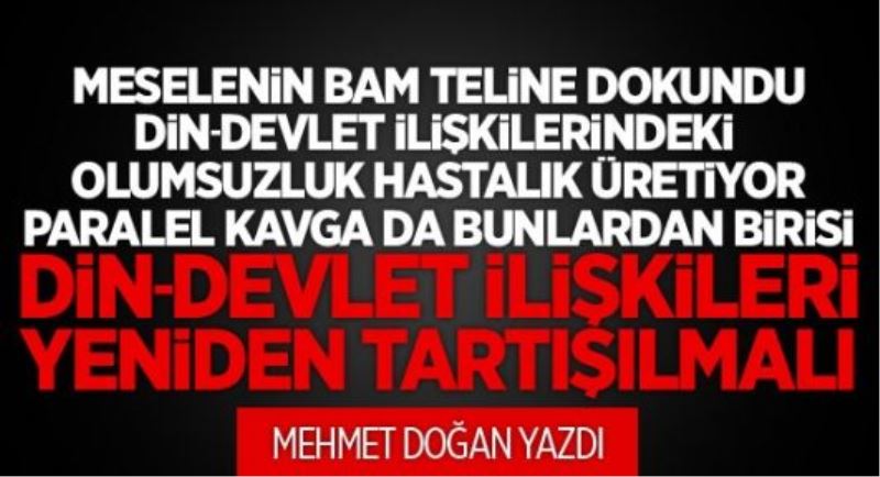 Din ve devlet ilişkilerini yeniden düşünmek