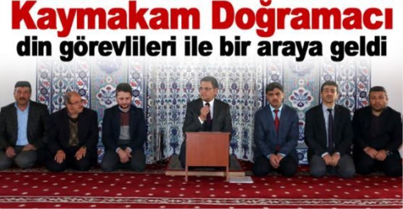 Doğramacı, din görevlileriyle bir araya geldi