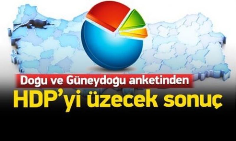 Doğu ve Güneydoğu anketinden HDP