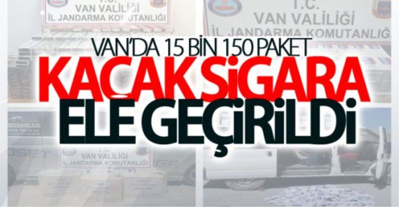 Dört ilçede kaçak sigara operasyonu…