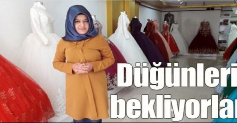 Düğünleri bekliyorlar