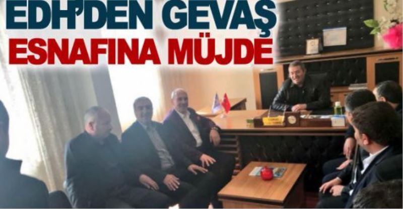 EDH’den Gevaş Esnafına Müjde