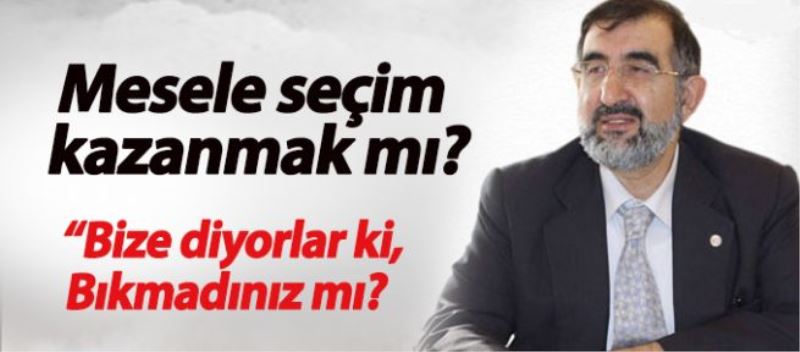 Erbaş: Bize diyorlar ki bıkmadınız mı? 