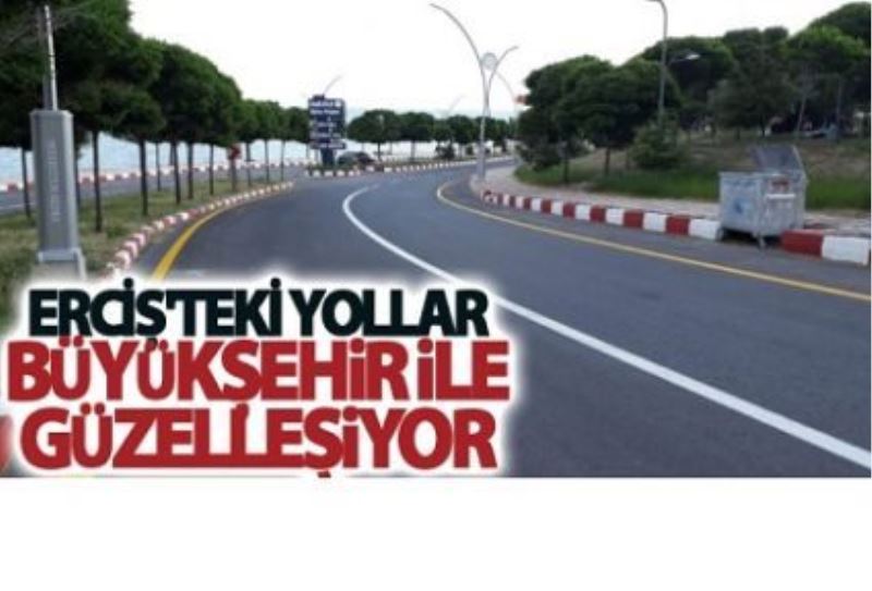 Erciş’teki 13 kilometrelik grup yolunda çalışmalar sürüyor