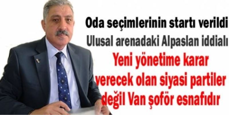 Faruk Alpaslan: Kararı verecek olan şoför esnafıdır