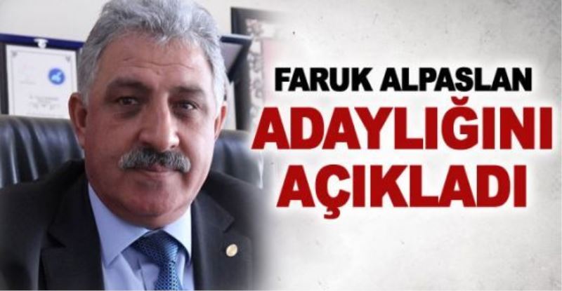 Faruk Alpaslan Şoförler Odası Başkanlığına aday