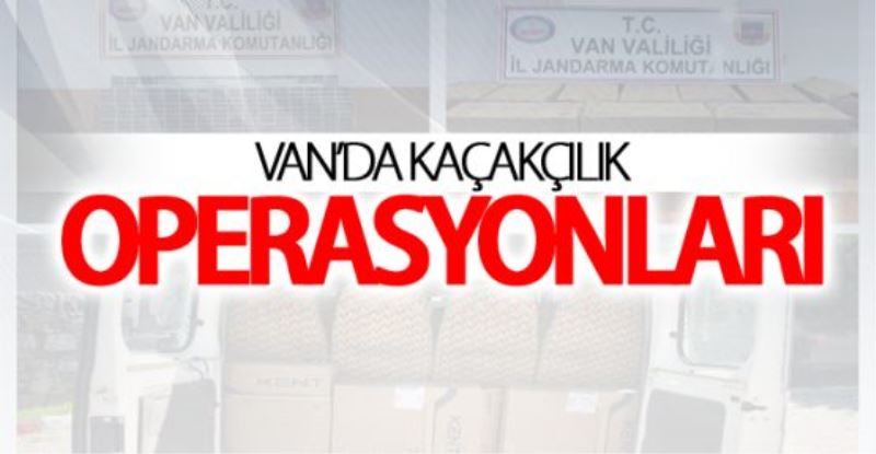 Gevaş ve Çaldıran’da 18 bin 649 paket sigara ele geçirildi