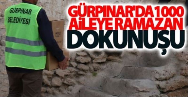 Gürpınar’da mağdur vatandaşlara yardım kolisi…