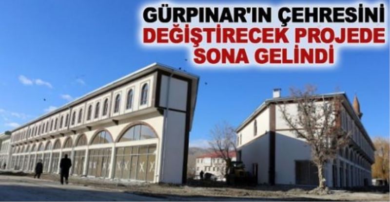 Gürpınar’ın çehresini değiştirecek projede sona gelindi