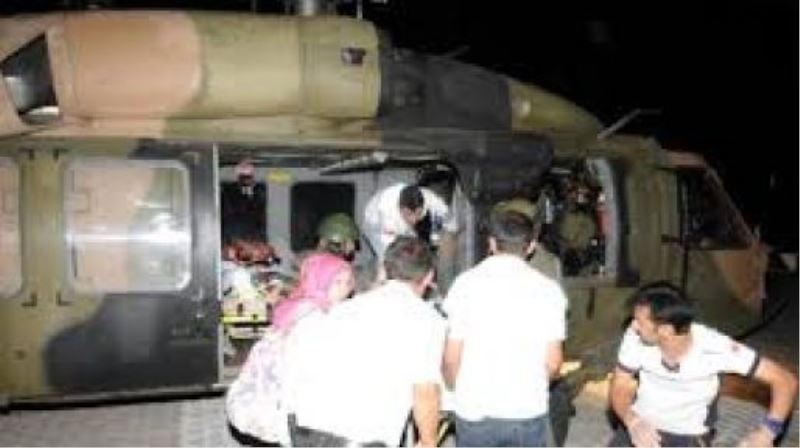Hakkari’de yaralanan askerler Van’a getirildi