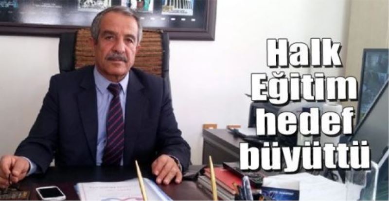 Halk Eğitim hedef büyüttü