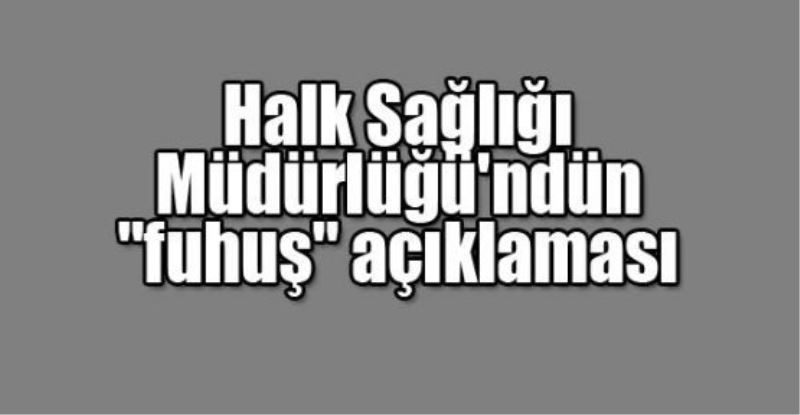 Halk Sağlığı Müdürlüğü