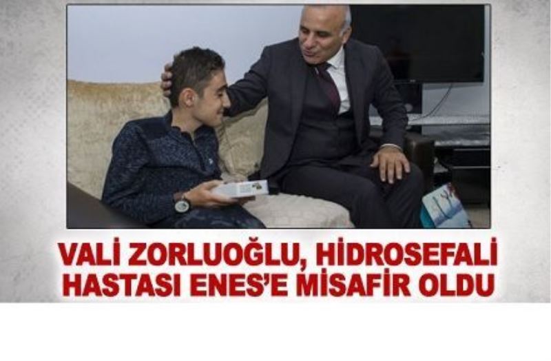 Hasta Enes’e Vali’den moral ziyareti…