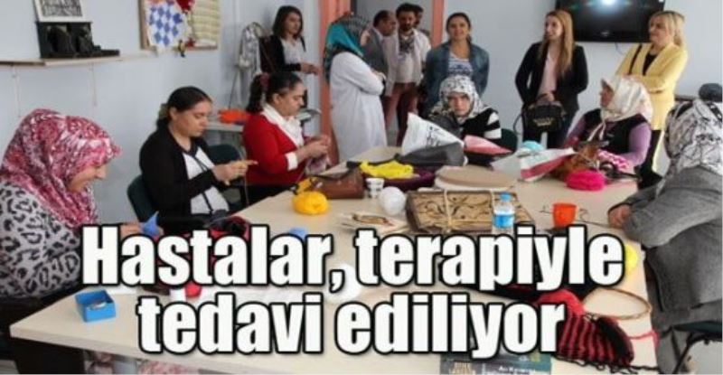 Hastalar, terapiyle tedavi ediliyor