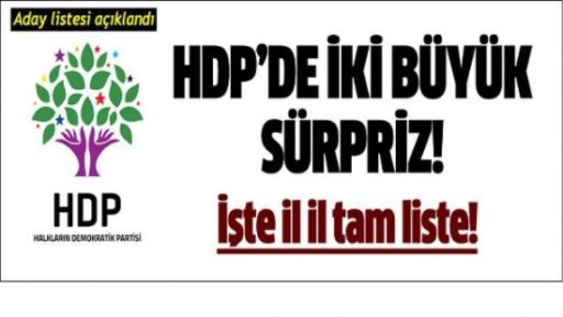 HDP Van Milletvekili Aday Listesi Açıklandı