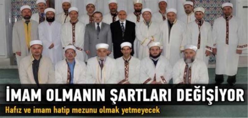 Her mihrapta fakülte mezunu imam