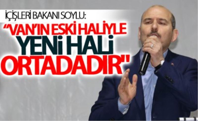 İçişleri Bakanı Süleyman Soylu Van