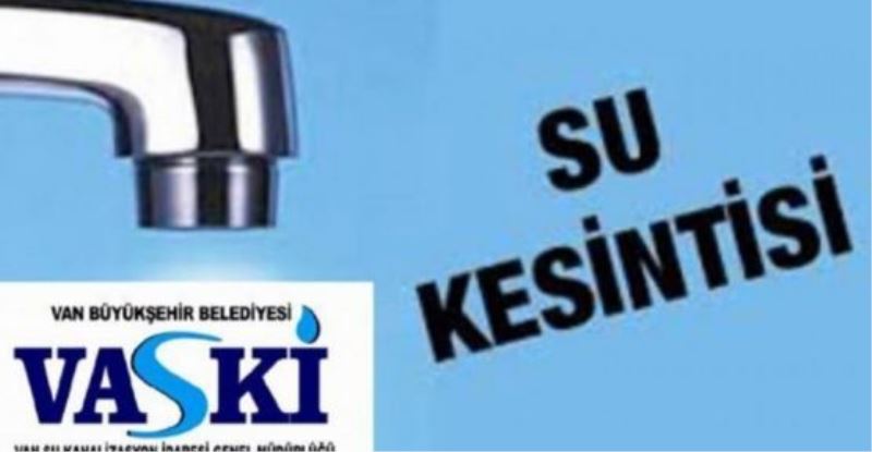 İki mahallede sular kesilecek