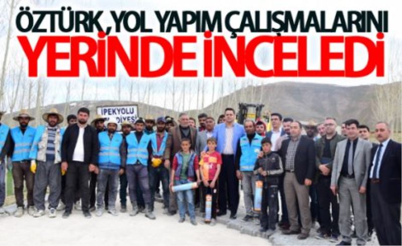 İpekyolu’nda yol yapım çalışması