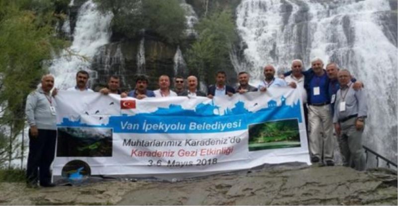 İpekyolu’ndaki muhtarların Karadeniz gezisi tamamlandı