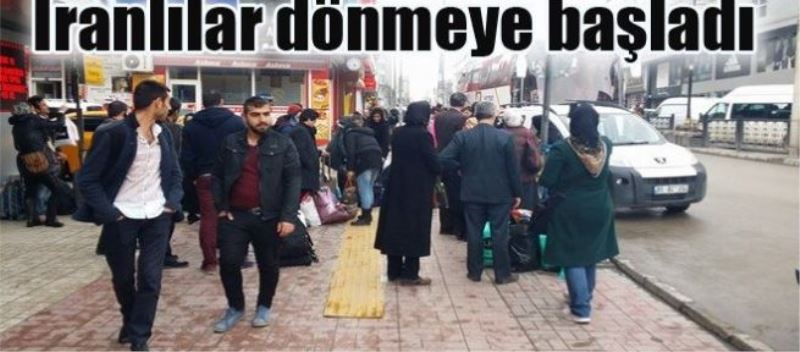 İranlılar dönmeye başladı