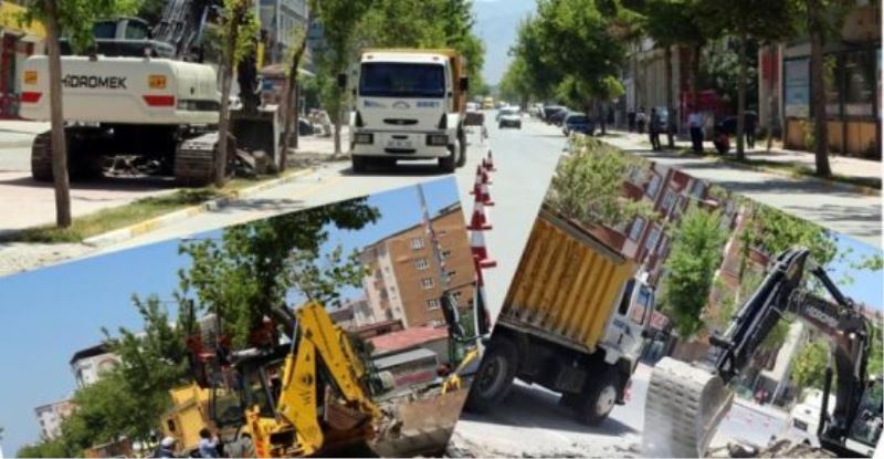 İskele Caddesi’ne ilk kazma vuruldu