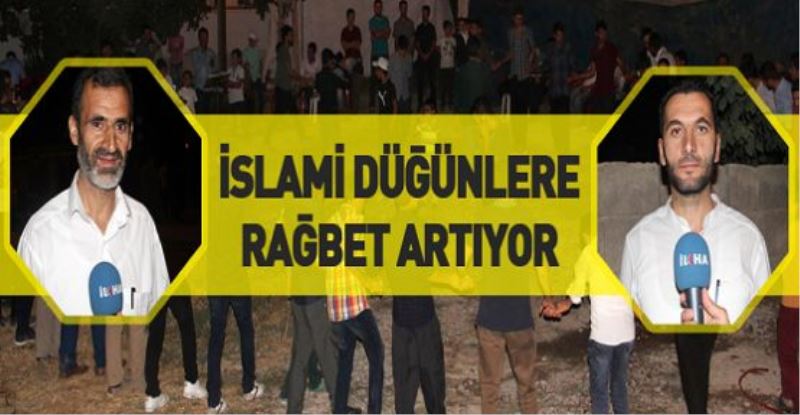 İslami düğünlere rağbet artıyor