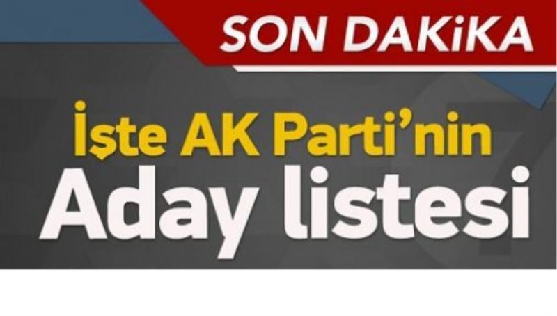 İşte AK Parti