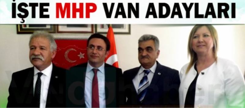 İşte MHP Van Adayları