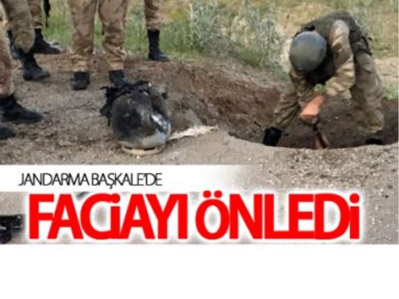 Jandarma Başkale’de faciayı önledi 