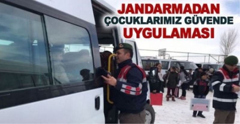 Jandarmadan Çocuklarımız güvende uygulaması